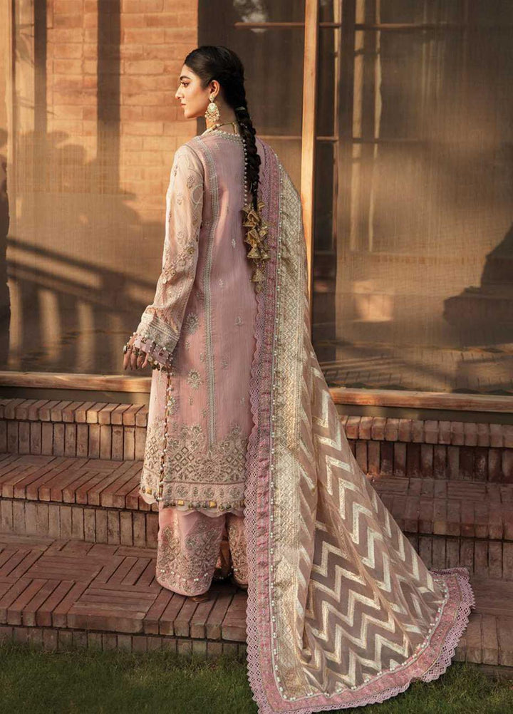 Ayzel by Afrozeh Embroidered Silk Suits Unstitched 3 Piece AF22AZS 010 Roshan Ara - Luxury Formals Collection