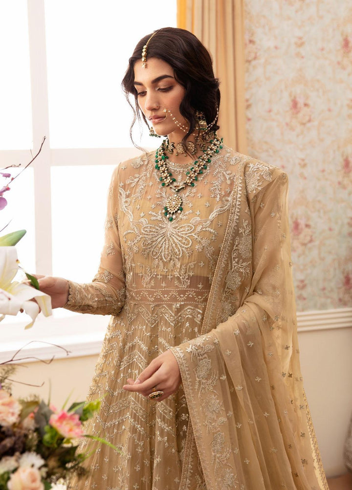 Ayzel By Afrozeh Embroidered Chiffon Suits Unstitched 3 Piece AAF24TW ADK-V1-01 Emre - Luxury Collection