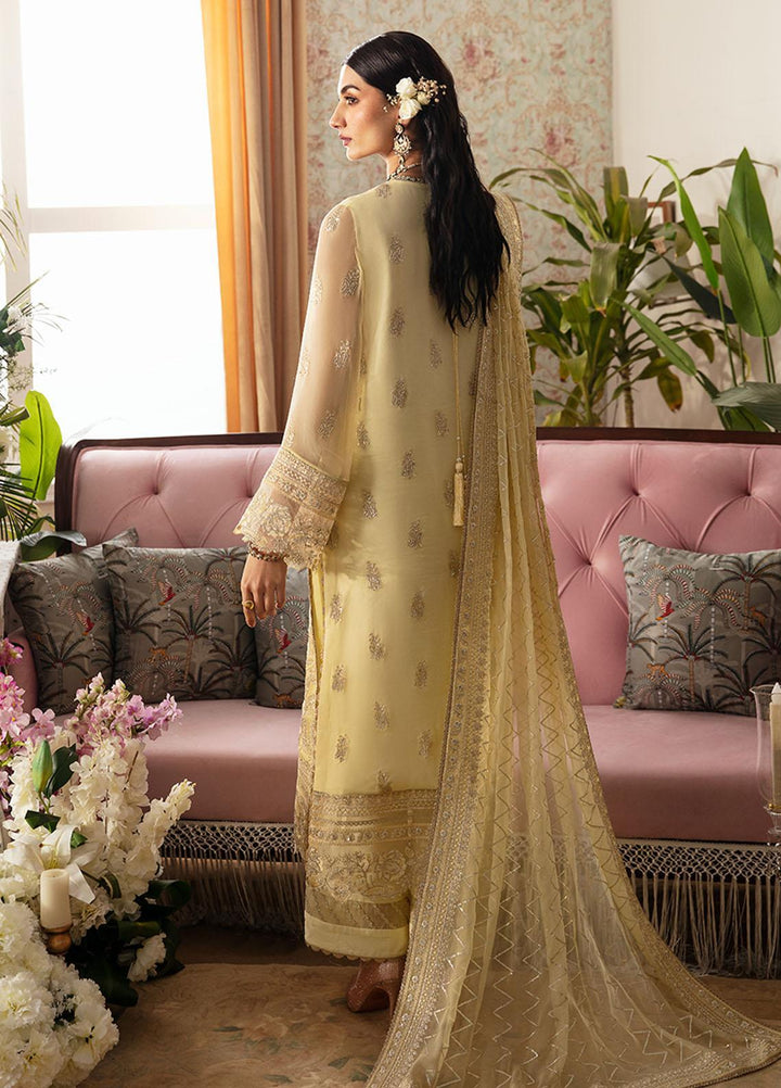 Ayzel By Afrozeh Embroidered Chiffon Suits Unstitched 3 Piece AAF24TW ADK-V1-04 Malva - Luxury Collection