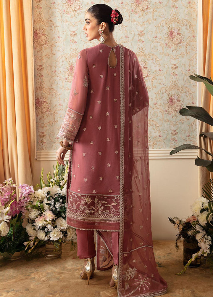 Ayzel By Afrozeh Embroidered Chiffon Suits Unstitched 3 Piece AAF24TW ADK-V1-05 Rosalie - Luxury Collection