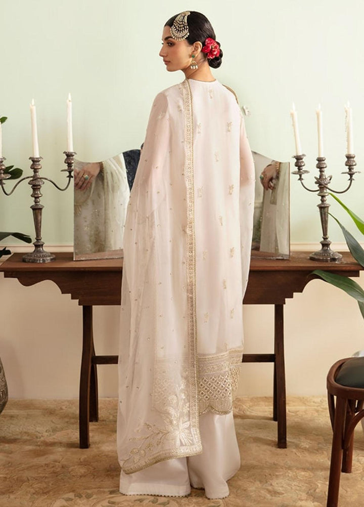 Ayzel By Afrozeh Embroidered Chiffon Suits Unstitched 3 Piece AAF24TW ADK-V1-09 Opal - Luxury Collection