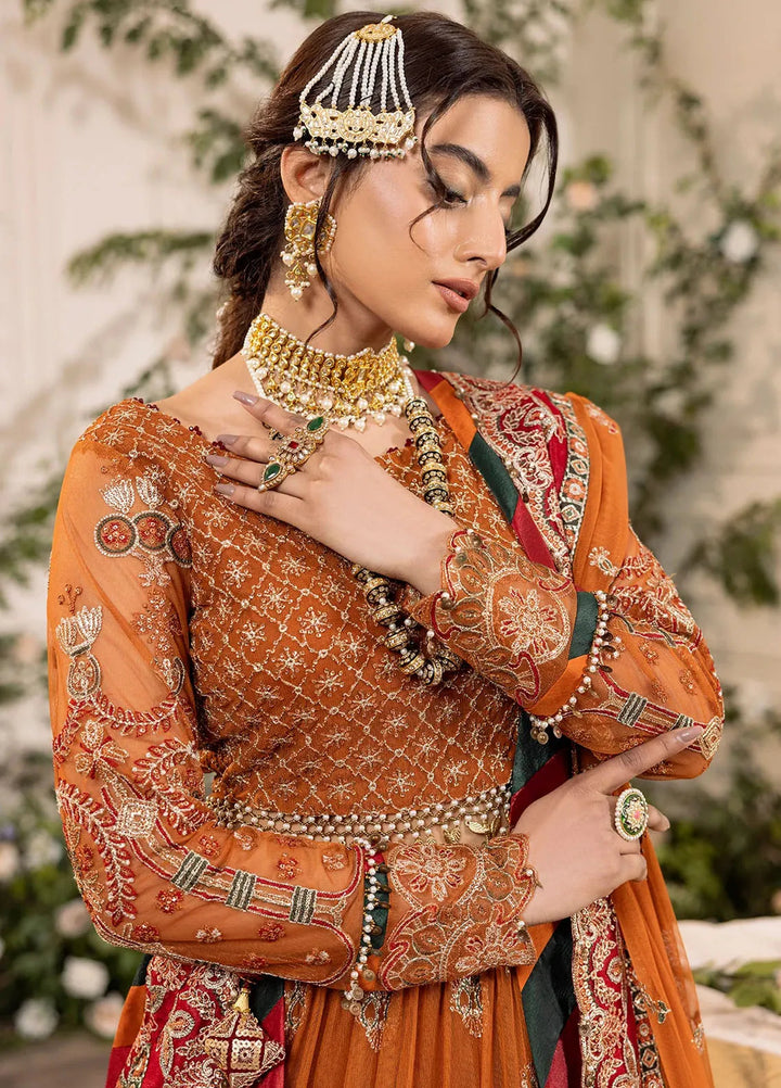 Azalea By House of Nawab Embroidered Net Suit Unstitched 3 Piece HON24A D-01 Mahi - Formal Collection