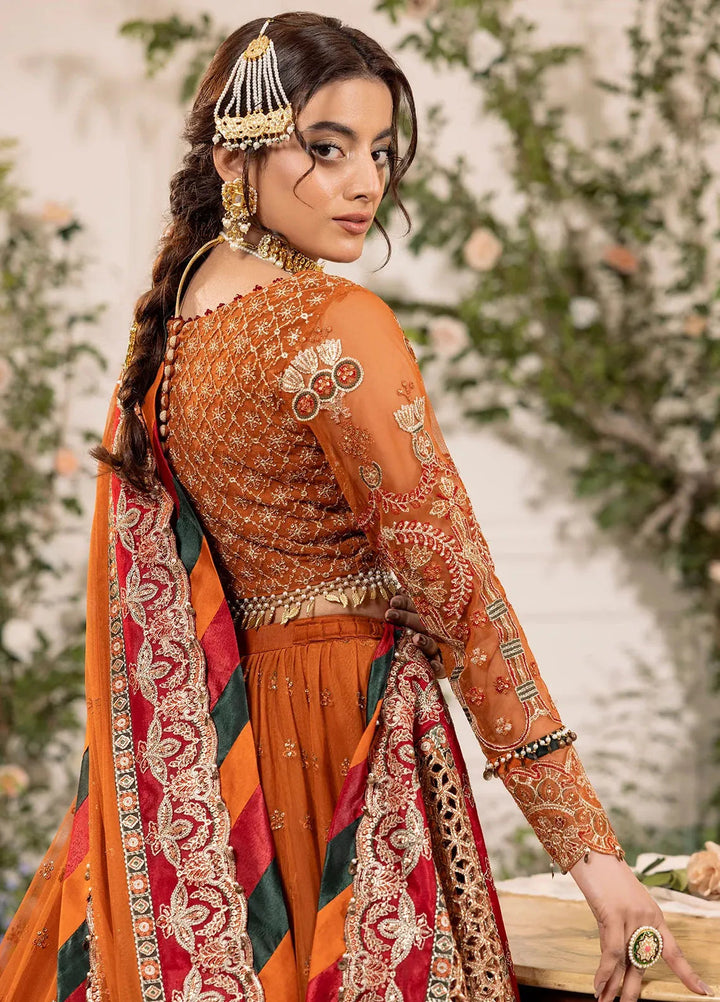 Azalea By House of Nawab Embroidered Net Suit Unstitched 3 Piece HON24A D-01 Mahi - Formal Collection