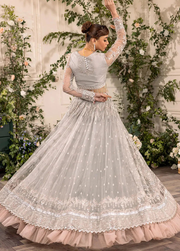 Azalea By House of Nawab Embroidered Net Suit Unstitched 3 Piece HON24A D-05 Farshi - Formal Collection