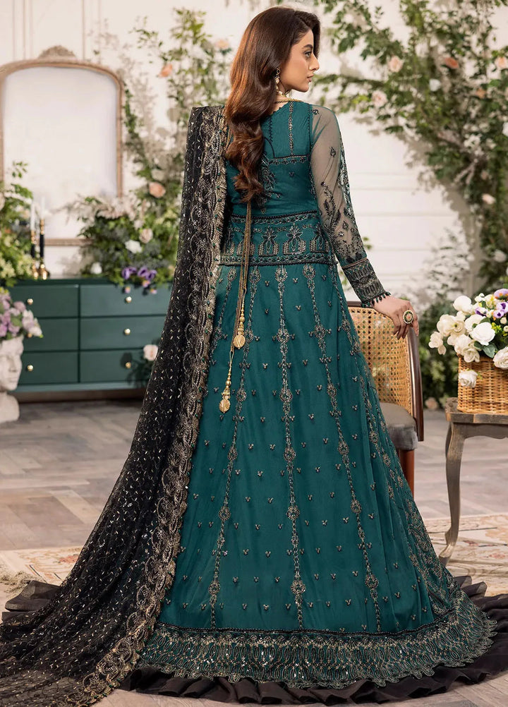 Azalea By House of Nawab Embroidered Net Suit Unstitched 3 Piece HON24A D-06 Daarvi - Formal Collection