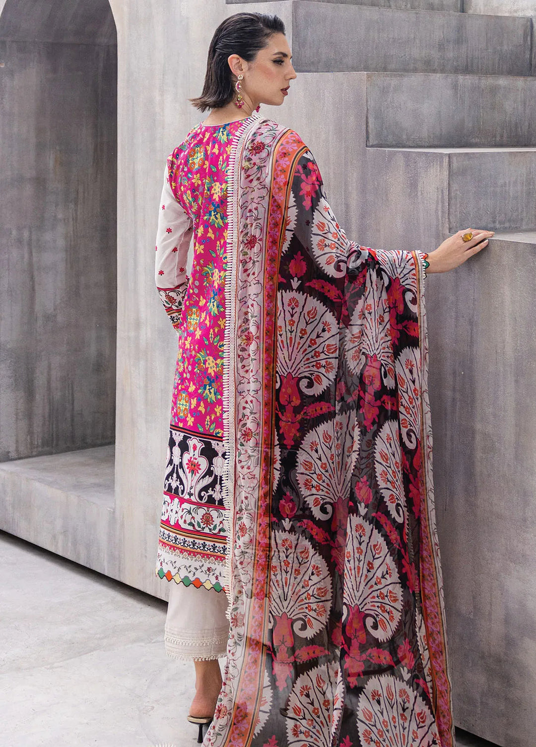 Azalea by Roheenaz Printed Lawn Suit Unstitched 3 Piece RNZ24A Marigold Meadows RNZ-01A - Summer Collection