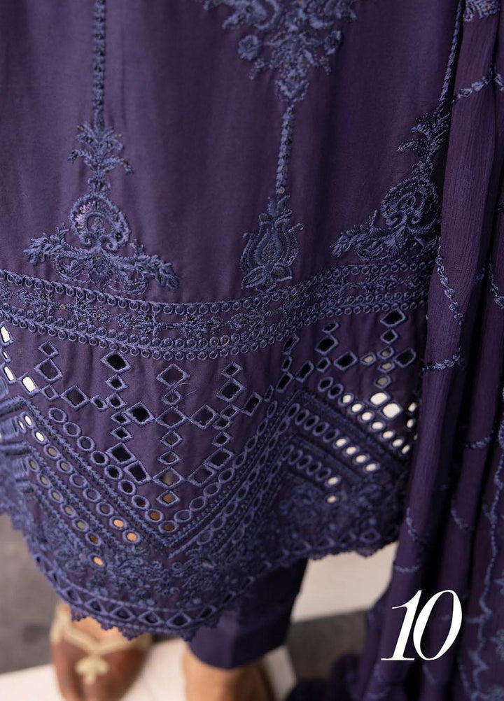 Azure By Aalaya Embroidered Lawn Suits Unstitched 3 Piece ALY23A D-10 - Summer Collection