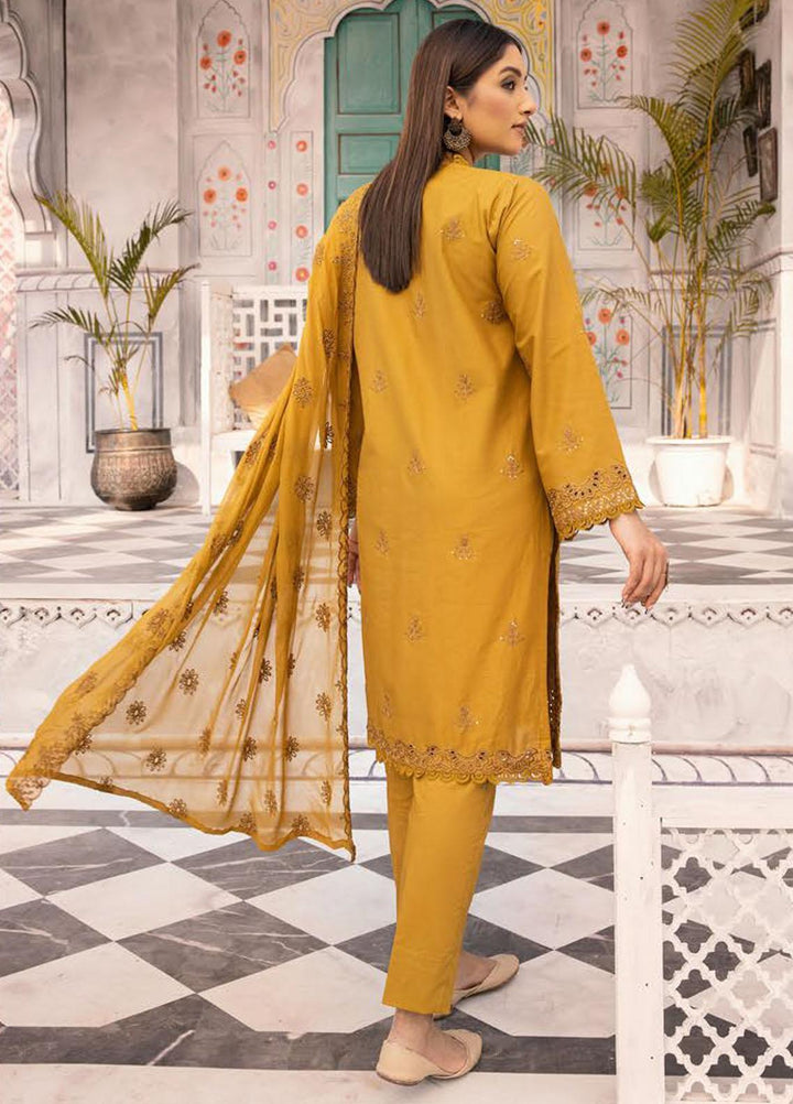 Azure By Aalaya Embroidered Lawn Suits Unstitched 3 Piece ALY23A D-2 - Summer Collection