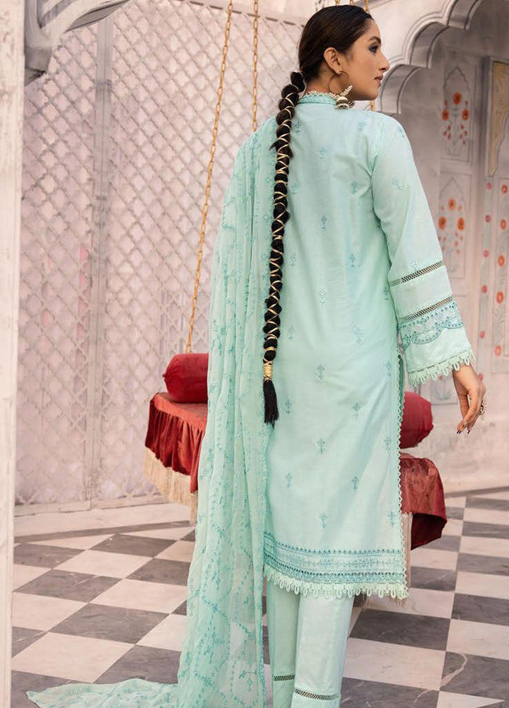 Azure By Aalaya Embroidered Lawn Suits Unstitched 3 Piece ALY23A D-3 - Summer Collection
