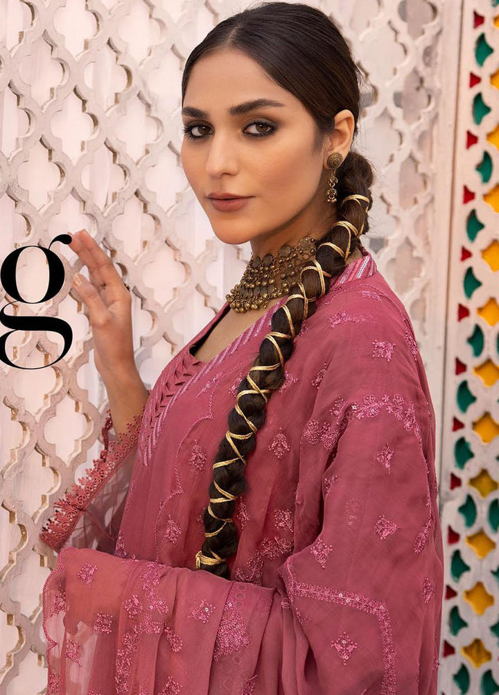 Azure By Aalaya Embroidered Lawn Suits Unstitched 3 Piece ALY23A D-4 - Summer Collection