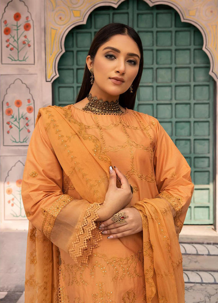 Azure By Aalaya Embroidered Lawn Suits Unstitched 3 Piece ALY23A D-5 - Summer Collection