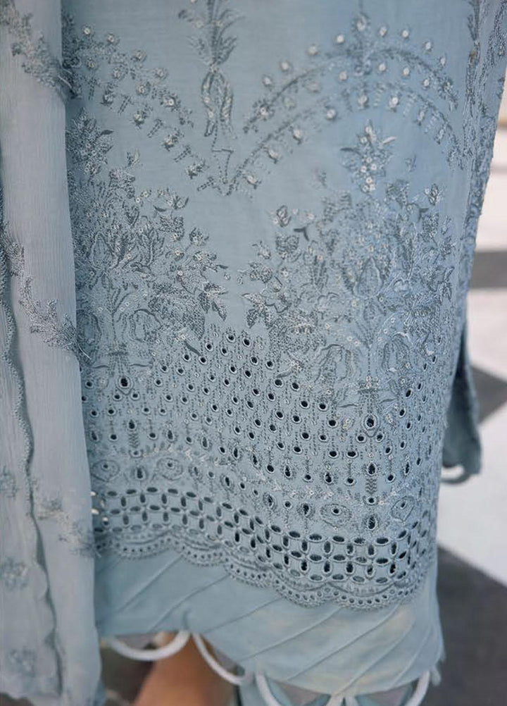 Azure By Aalaya Embroidered Lawn Suits Unstitched 3 Piece ALY23A D-8 - Summer Collection