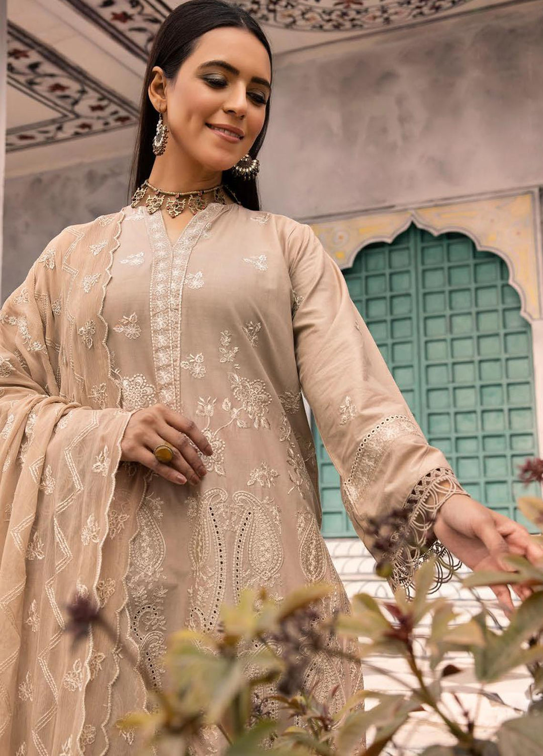 Azure By Aalaya Embroidered Lawn Suits Unstitched 3 Piece ALY23A D-9 - Summer Collection