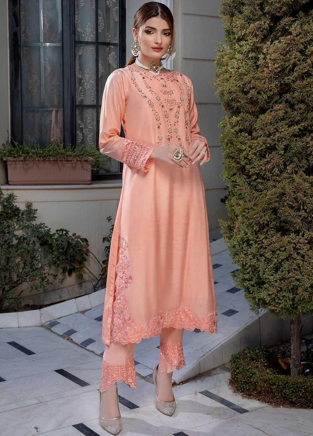 Azure Luxury Pret   2 Piece Dress Fruitful FTF251