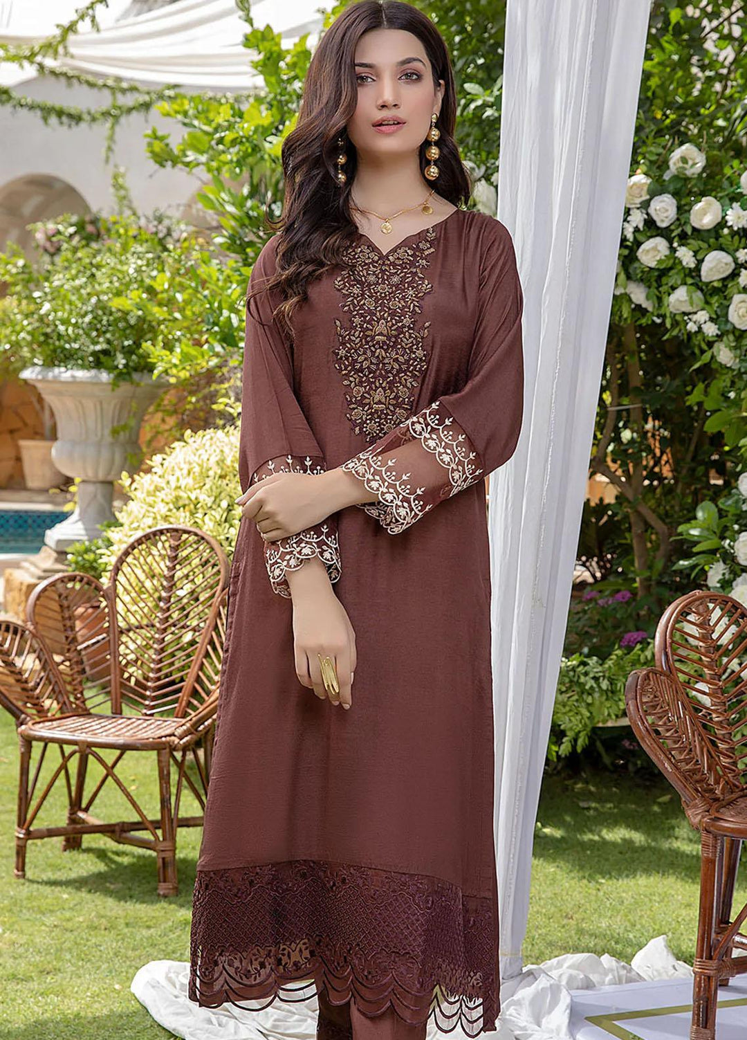 Azure Luxury Pret   2 Piece Dress Dreamy Night DN276