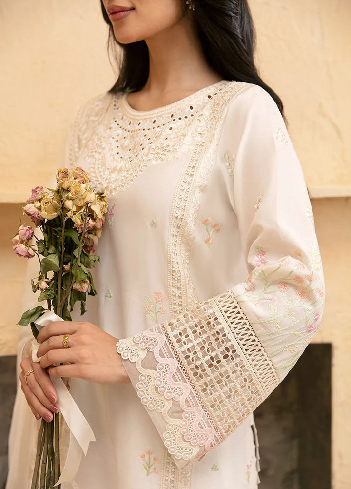 Azure Embroidered Suit Unstitched 3 Piece AZU24PC 58 Blissful Snow - Luxury Collection