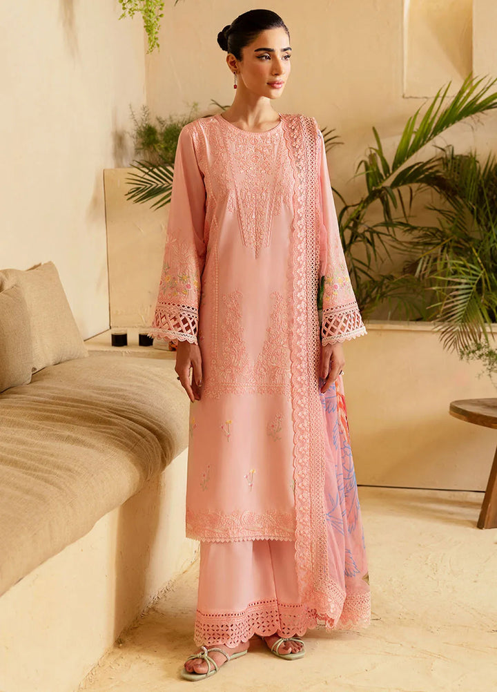 Azure Embroidered Suit Unstitched 3 Piece AZU24PC 60 Luminous Pearl - Luxury Collection