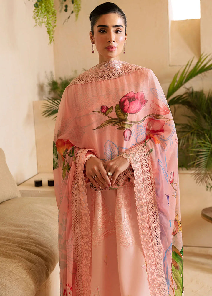 Azure Embroidered Suit Unstitched 3 Piece AZU24PC 60 Luminous Pearl - Luxury Collection