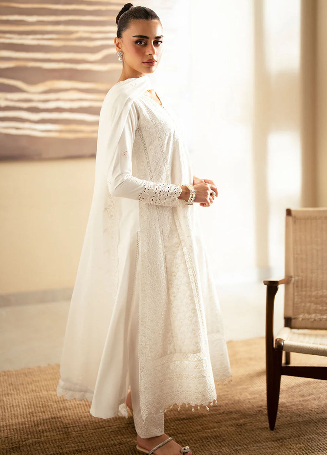 Azure Embroidered Lawn Suits Unstitched 3 Piece AZU25LL Serene Opal - Summer Collection