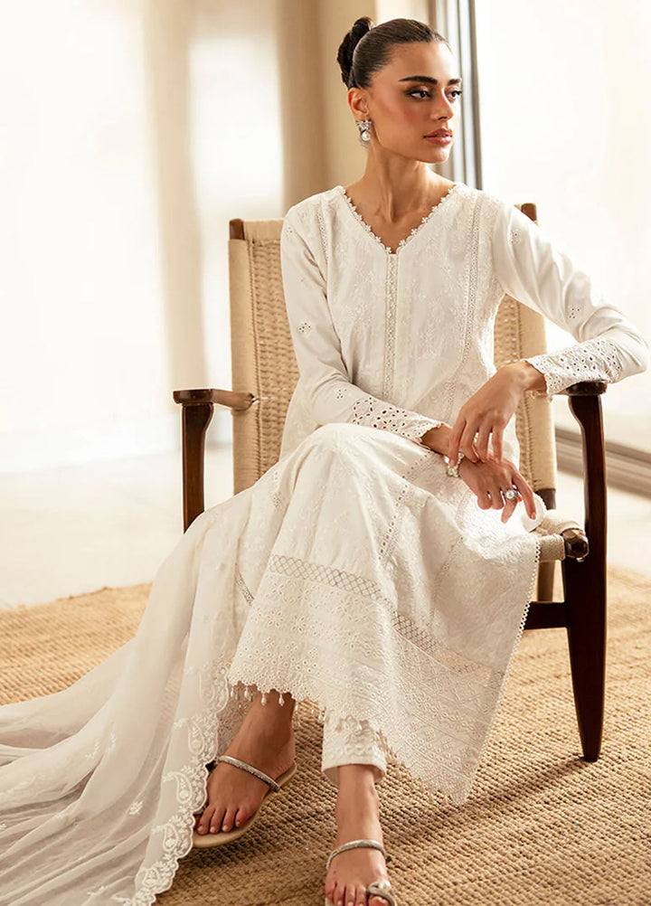 Azure Embroidered Lawn Suits Unstitched 3 Piece AZU25LL Serene Opal - Summer Collection