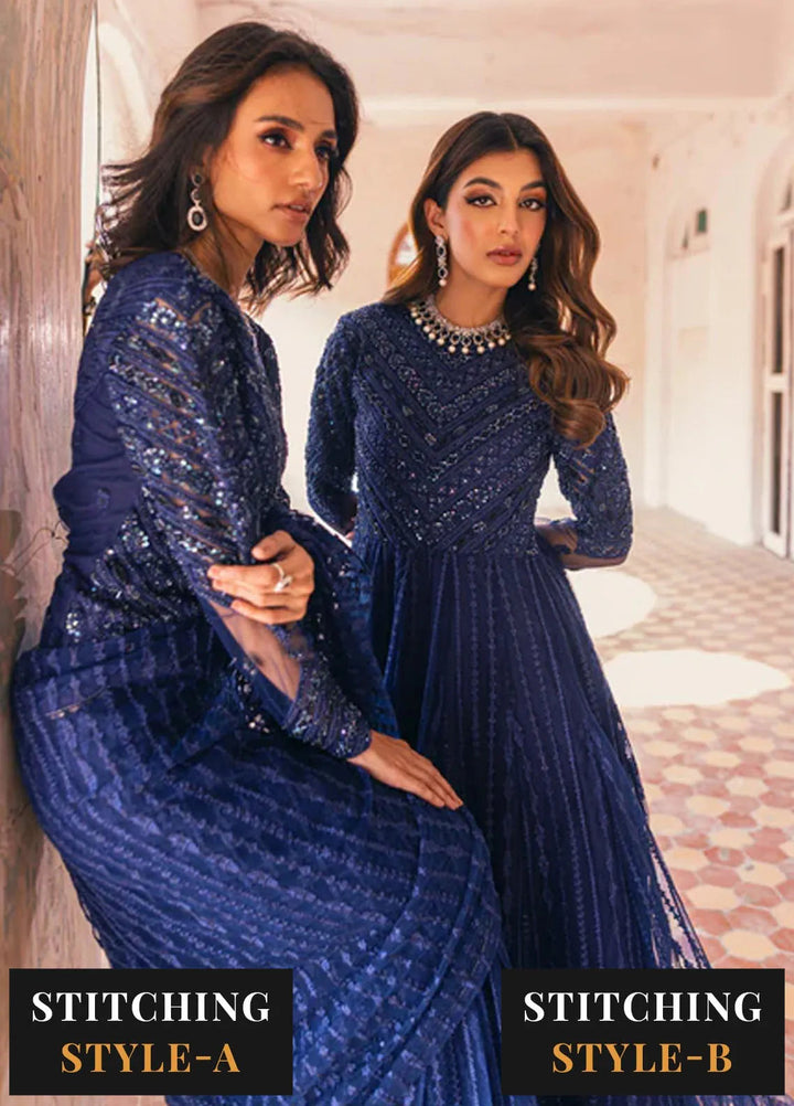 Azure Embroidered Net Suit Unstitched 3 Piece AZ24W Ghazal - Formals Collection