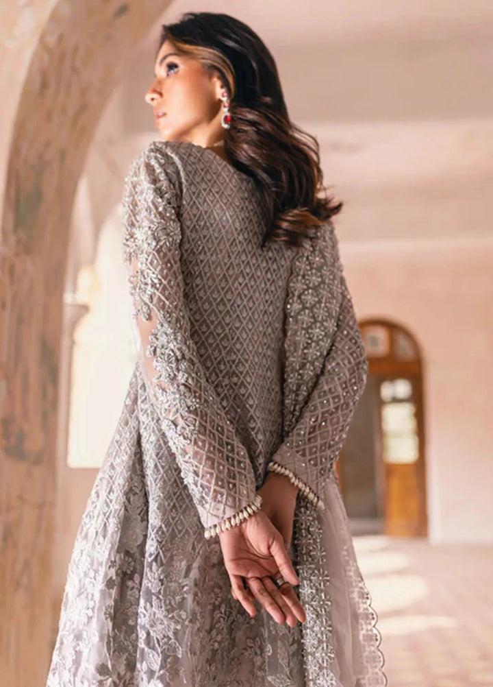 Azure Embroidered Net Suit Unstitched 3 Piece AZ24W Jugnu - Formals Collection