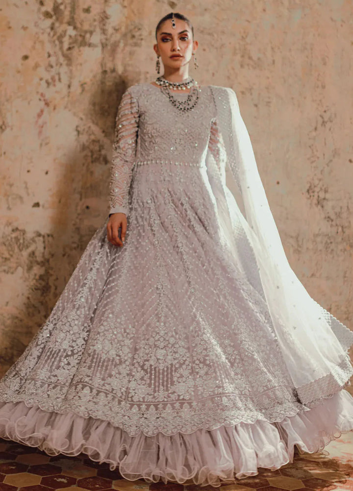 Azure Embroidered Net Suit Unstitched 3 Piece AZ24W Sehar - Formals Collection