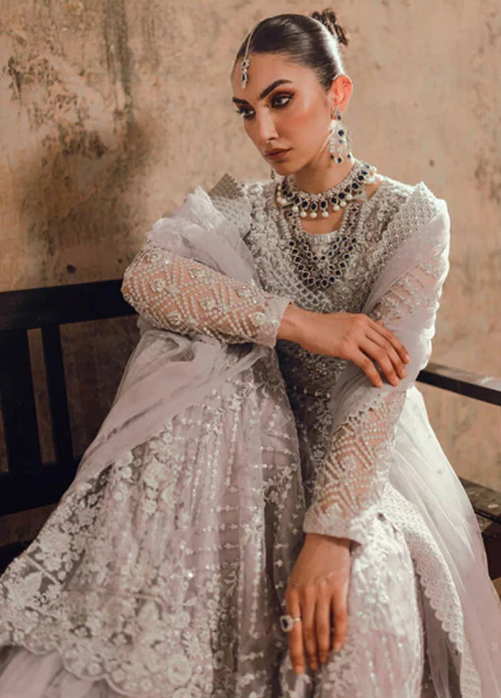 Azure Embroidered Net Suit Unstitched 3 Piece AZ24W Sehar - Formals Collection