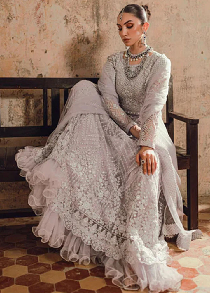 Azure Embroidered Net Suit Unstitched 3 Piece AZ24W Sehar - Formals Collection