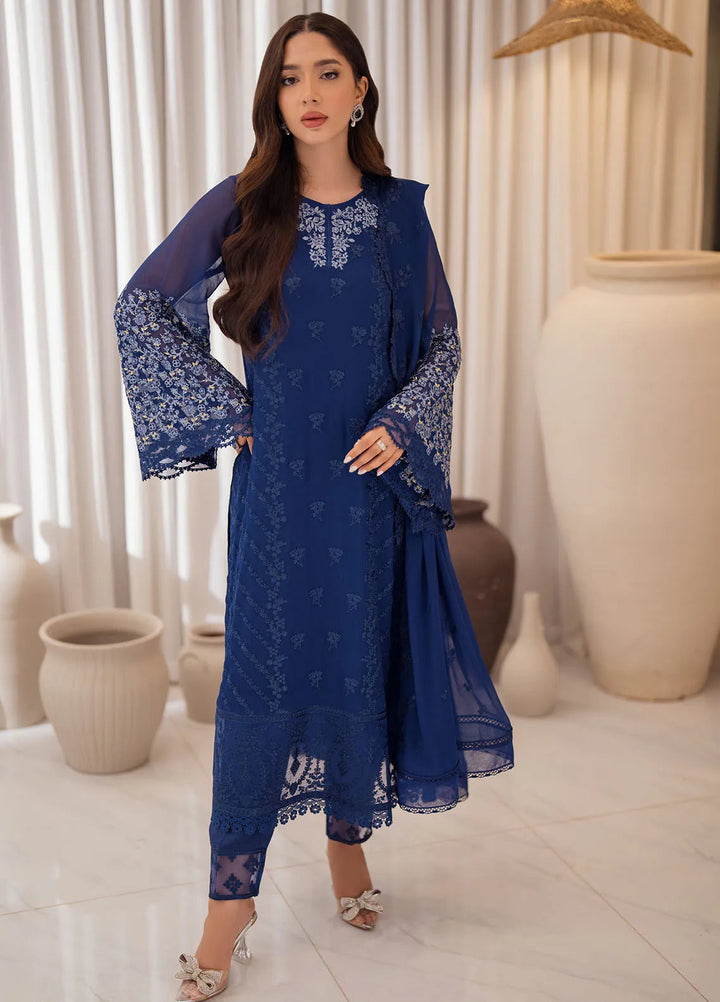 Azure Embroidered Suit Unstitched 3 Piece AZU24EU Azure Breeze - Festive Collection