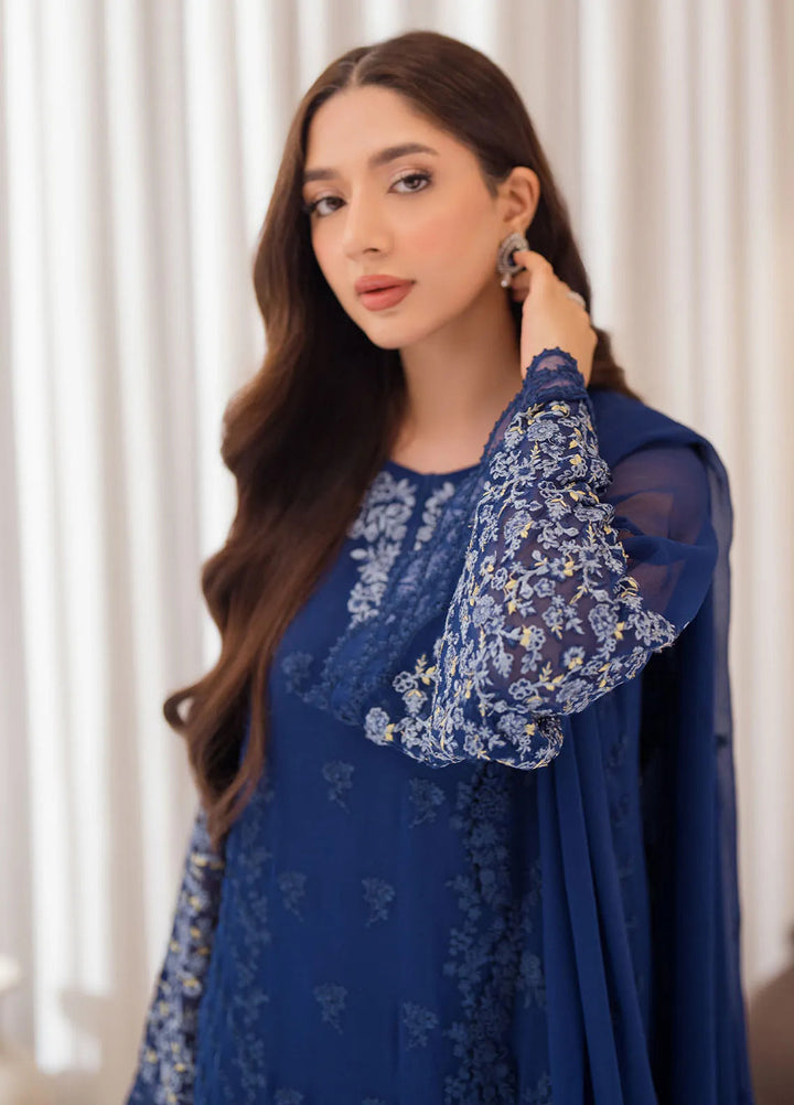 Azure Embroidered Suit Unstitched 3 Piece AZU24EU Azure Breeze - Festive Collection