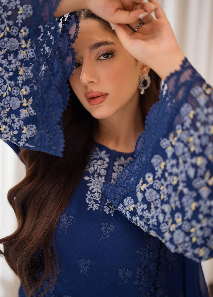 Azure Embroidered Suit Unstitched 3 Piece AZU24EU Azure Breeze - Festive Collection