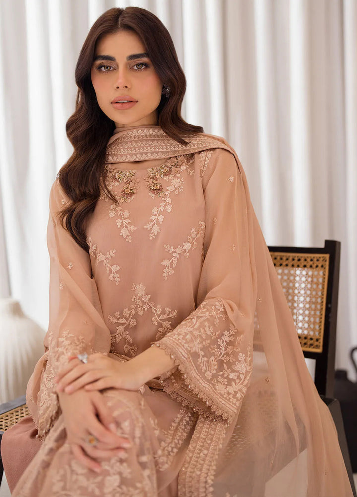 Azure Embroidered Suit Unstitched 3 Piece AZU24EU Beige Bliss - Festive Collection