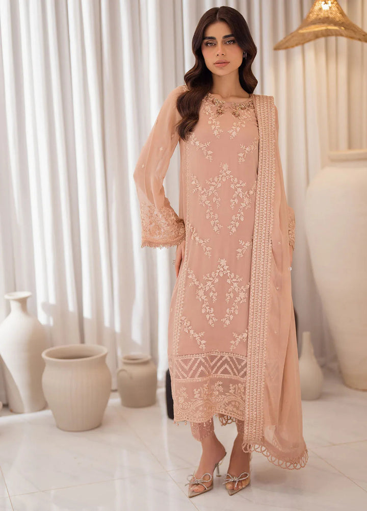 Azure Embroidered Suit Unstitched 3 Piece AZU24EU Beige Bliss - Festive Collection