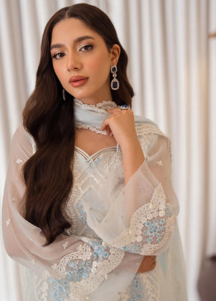 Azure Embroidered Suit Unstitched 3 Piece AZU24EU Ocean Whisper - Festive Collection