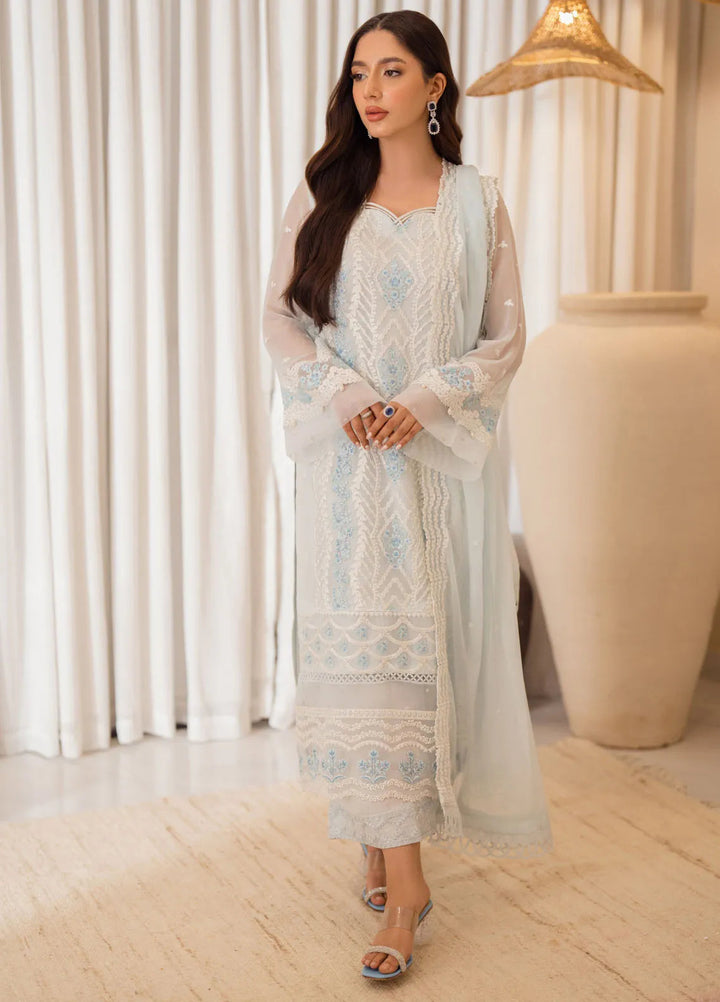 Azure Embroidered Suit Unstitched 3 Piece AZU24EU Ocean Whisper - Festive Collection