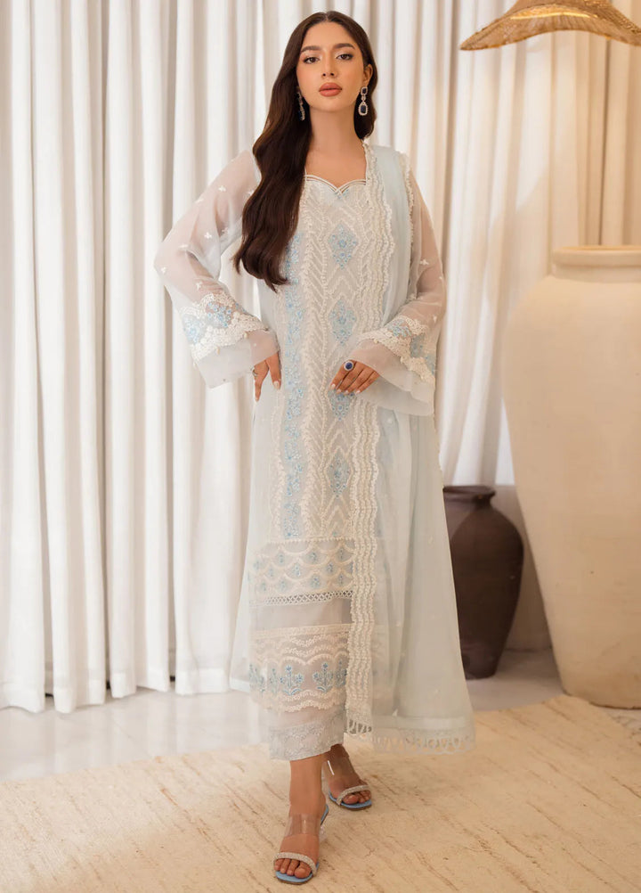 Azure Embroidered Suit Unstitched 3 Piece AZU24EU Ocean Whisper - Festive Collection