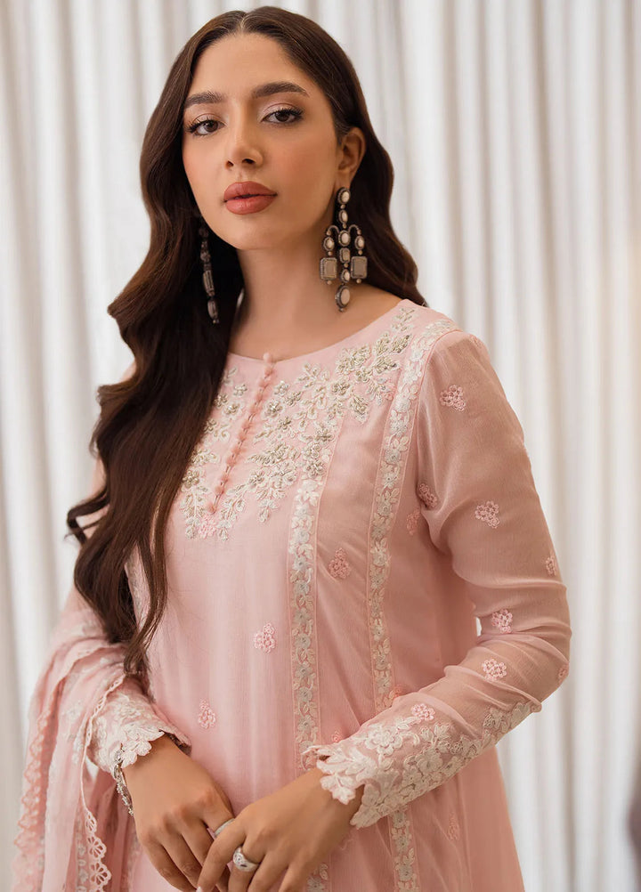 Azure Embroidered Suit Unstitched 3 Piece AZU24EU Rosy Glow - Festive Collection