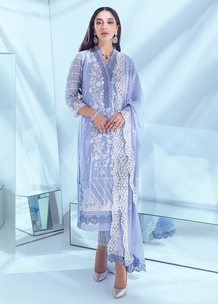 Azure Pret  Chiffon 3 Piece Suit Trinket TKES002