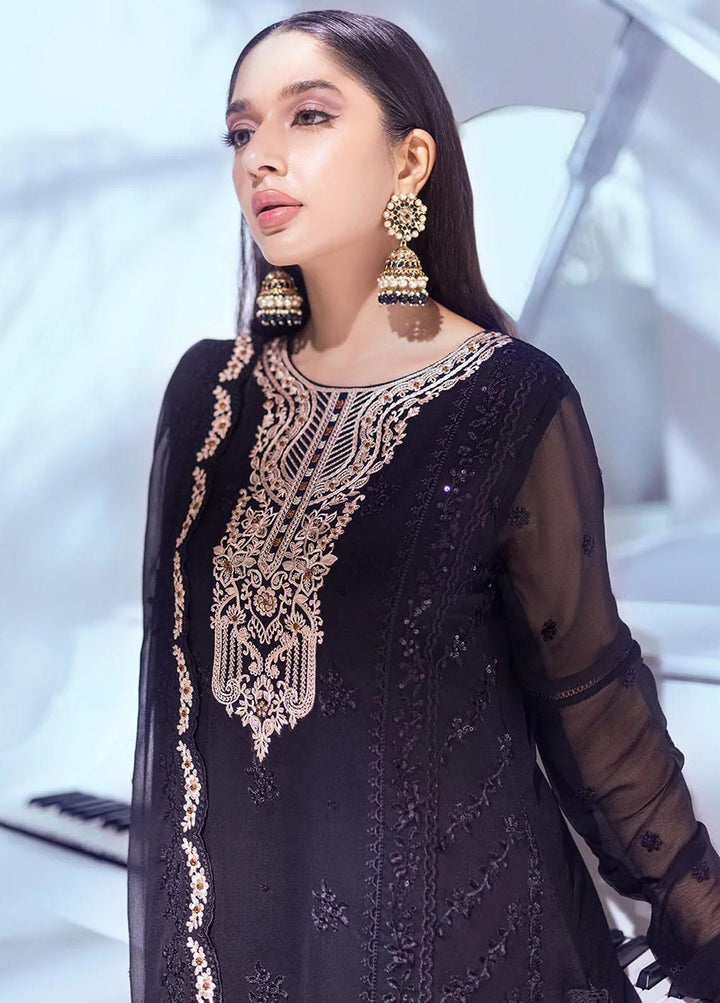 Azure Pret  Chiffon 3 Piece Suit Smoky Wood SWES005