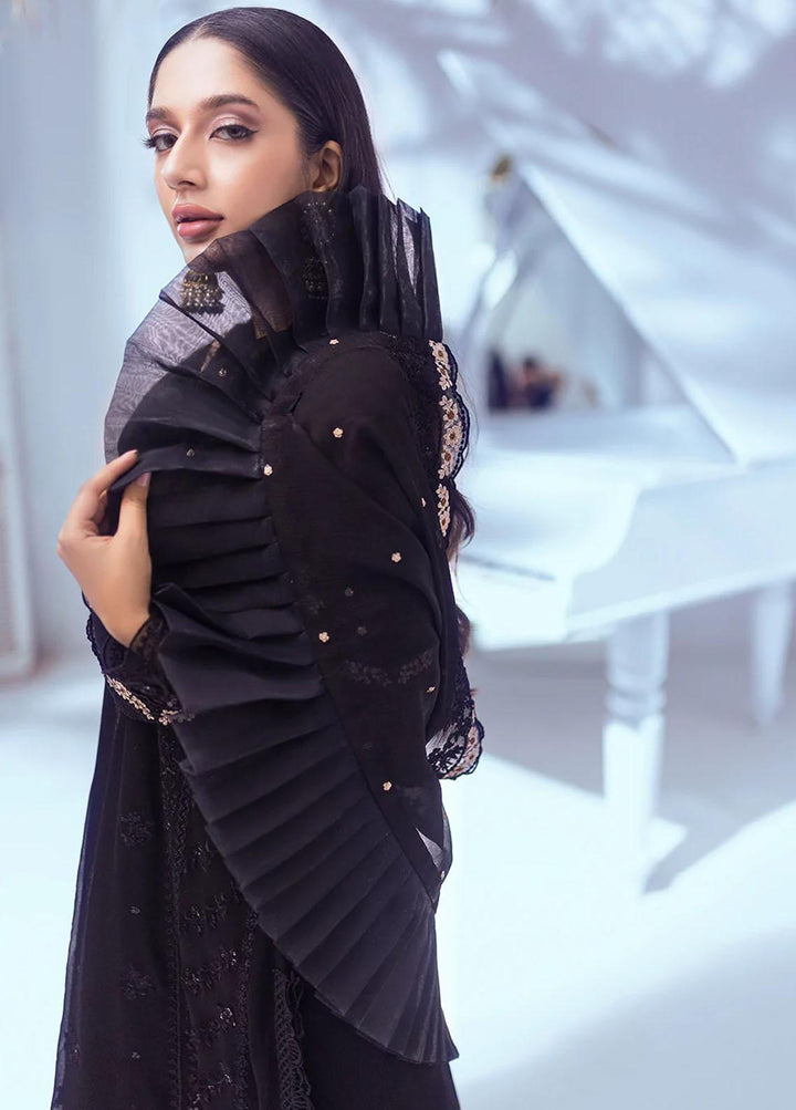 Azure Pret  Chiffon 3 Piece Suit Smoky Wood SWES005