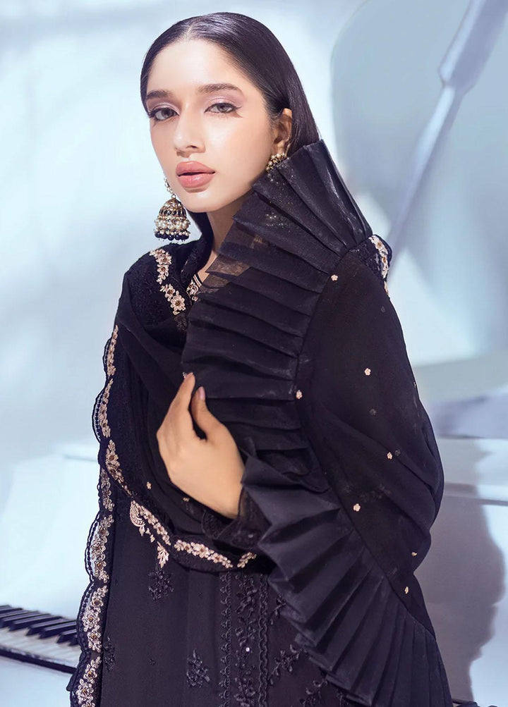 Azure Pret  Chiffon 3 Piece Suit Smoky Wood SWES005