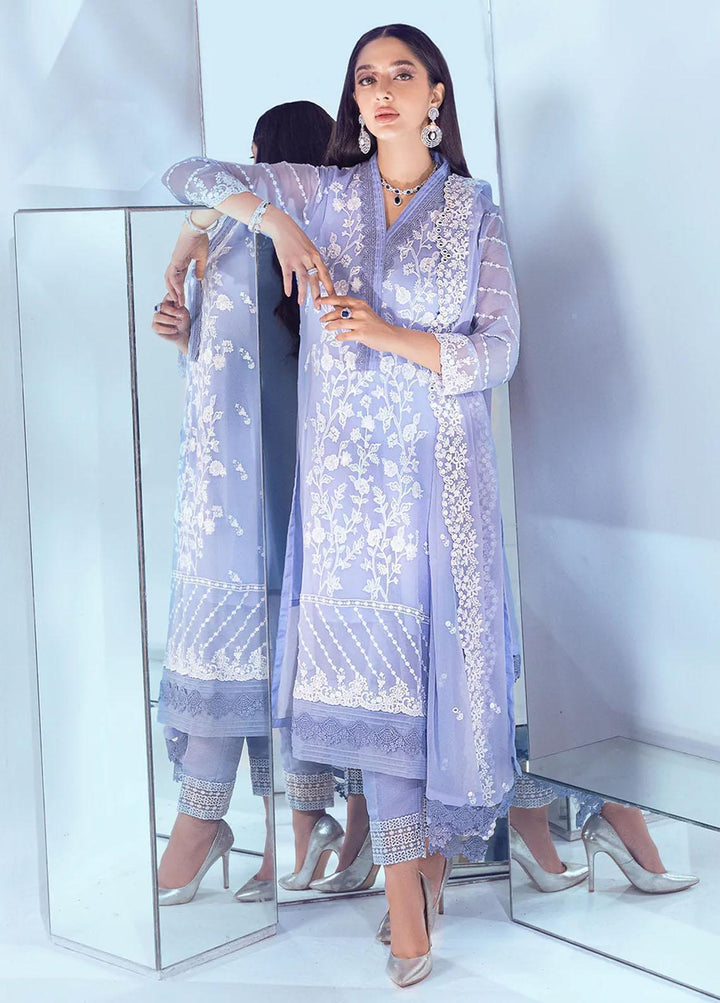 Azure Pret  Chiffon 3 Piece Suit Trinket TKES002
