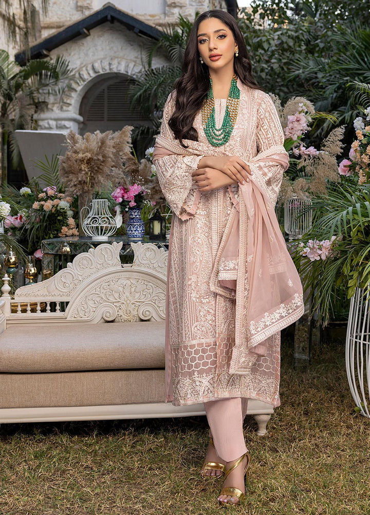 Azure Embroidered Chiffon Suits Unstitched 3 Piece AZU23L AS-93 Divine Muse - Luxury Collection