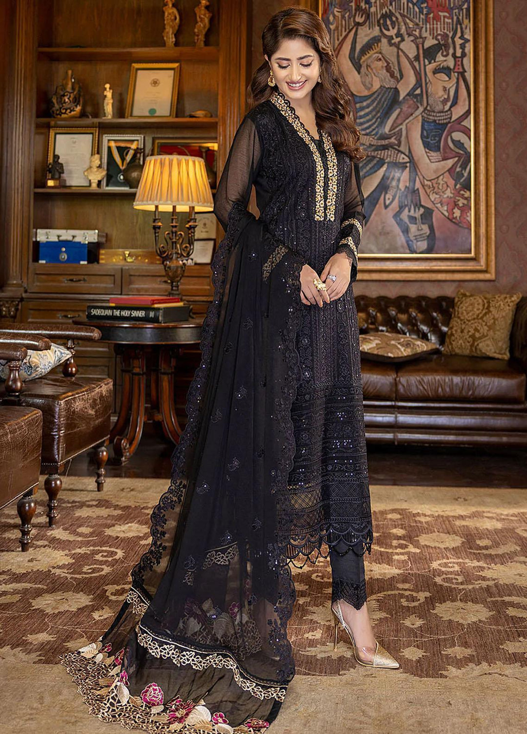Azure Pret  Chiffon 3 Piece Suit Dazzling Fairy DFAS85