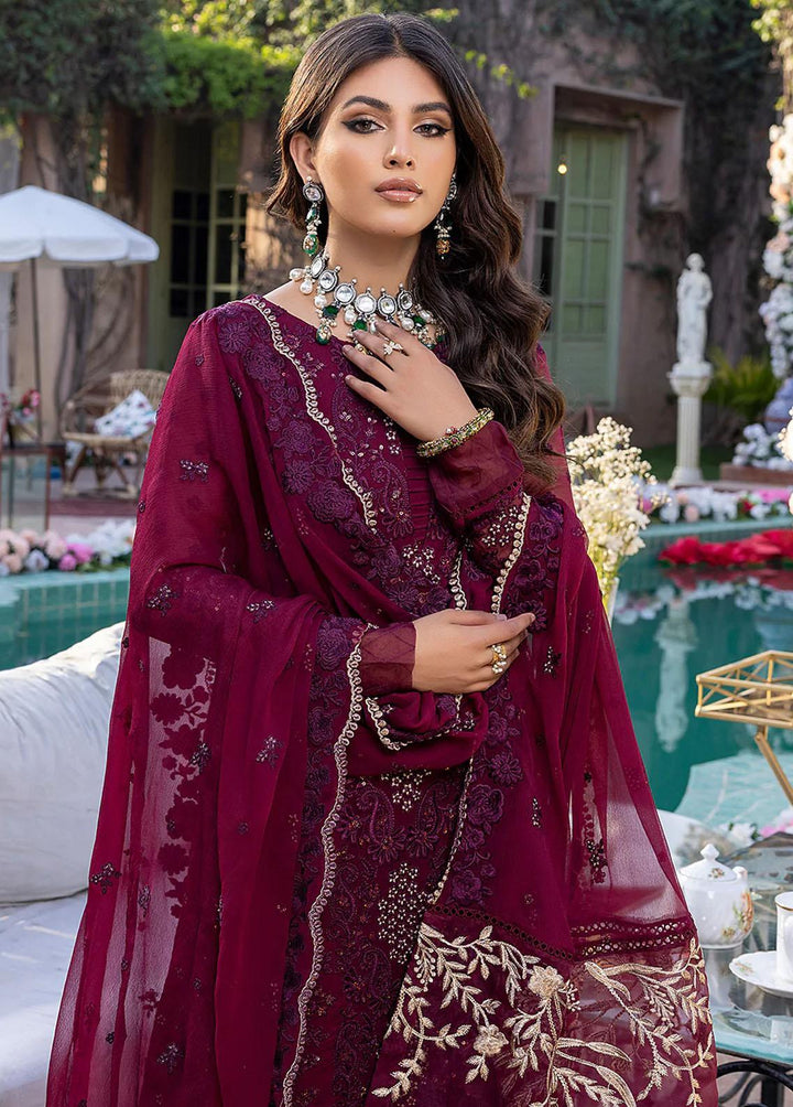 Azure Pret  Chiffon 3 Piece Suit Blazing Star BSAS82