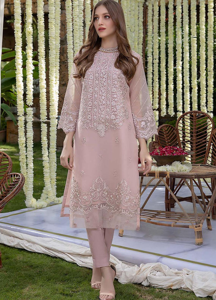 Azure Pret  Organza Shirt Tea Pink TPAZK152