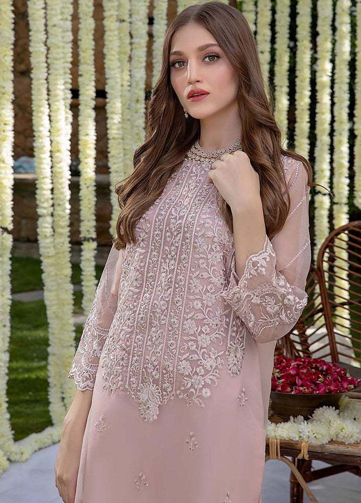 Azure Pret  Organza Shirt Tea Pink TPAZK152