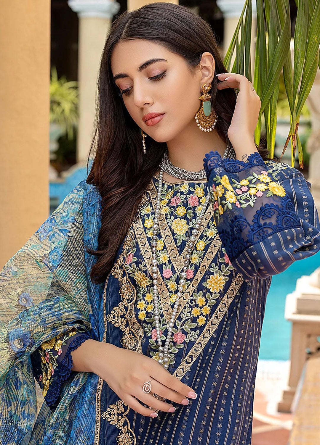 Azure Pret  Lawn 3 Piece Suit Aquatic ACLAWN50