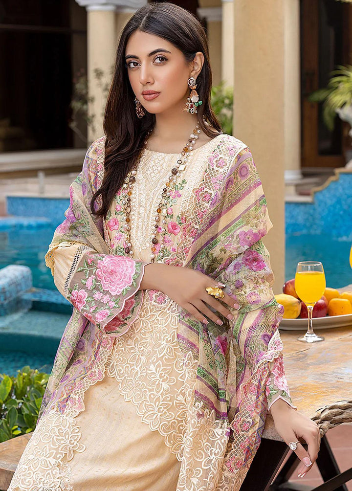 Azure Pret  Lawn 3 Piece Suit Dusky Meadow DMLAWN48